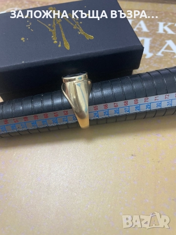 Златен Пръстен - 14 Карата , снимка 4 - Пръстени - 52833491