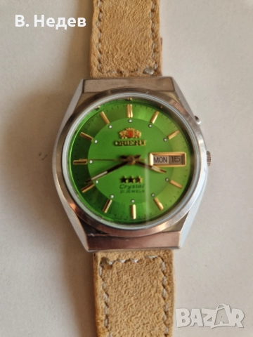 ORIENT Crystal, Three star, cal. 46943, 21 jewel automatic Japan TOP!, снимка 3 - Мъжки - 48980908
