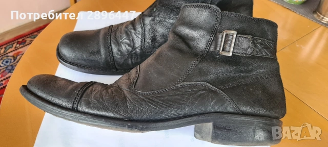 Мъжки боти естествена кожа номер 42, снимка 4 - Мъжки боти - 53520356