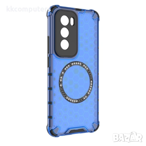 Oppo Reno12 Pro Силиконов Калъф Honeycomb TPU и Протектор, 19,90 лв, снимка 2 - Калъфи, кейсове - 52674157