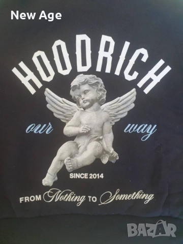 HOODRICH СУИТЧЪР С КАЧУЛКА GLOW CRP HD BLK р. XS, снимка 4 - Суичъри - 52439277