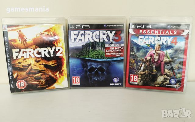 [ps3] Far Cry 2/ Far Cry 3/ Far Cry 4 / Отлично състояние!, снимка 1 - Игри за PlayStation - 46512534