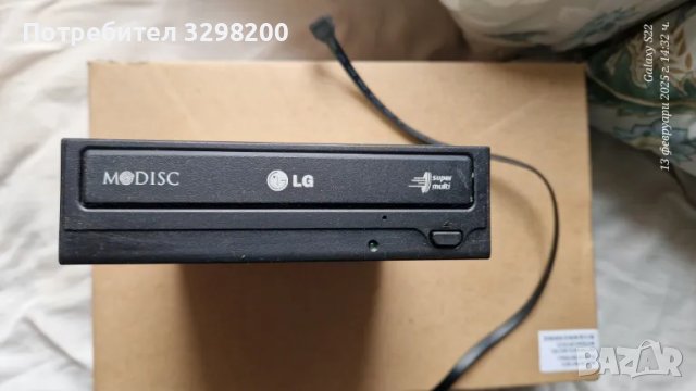 Оптично устройство за компютър Hitachi-LG GH24NSD1 Internal, Вътрешно, DVD-RW S-ATA, Super Multi, Do, снимка 1