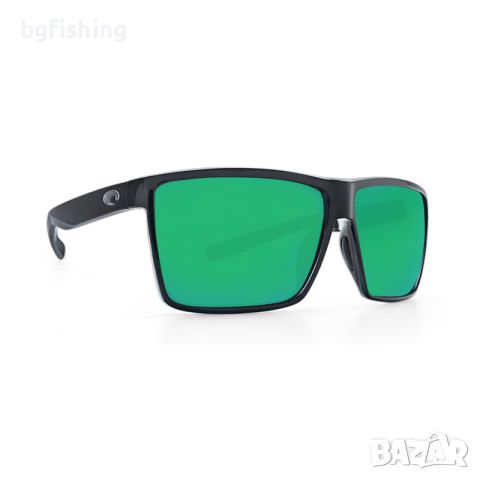 Очила Costa Rincon - Shiny Black - Green Mirror 580P