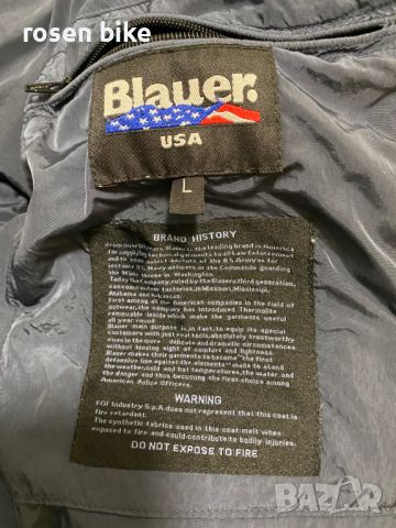 ''Blauer USA''оригинална мъжка пухена парка М-Л размер, снимка 4 - Якета - 45358874