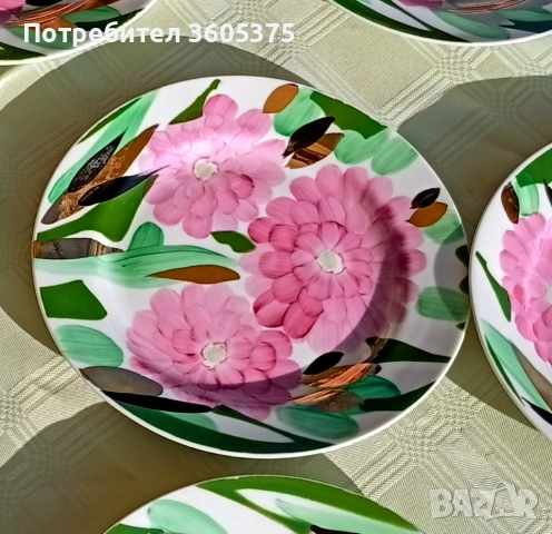 Сервиз за чай,руски порцелан от Дулево, снимка 5 - Антикварни и старинни предмети - 52942456