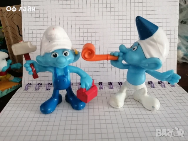 Къщичка с татко Смърф, Смърфиета и др. смърфове, снимка 6 - Фигурки - 51200855