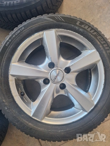 Лети джанти 15" + Зимни гуми за Пежо, снимка 5 - Гуми и джанти - 53773537