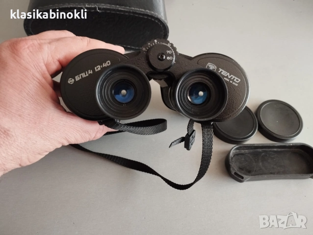 ТОП Съветски Бинокъл-БПЦ4 12 х 40-TENTO-MADE IN СССР, снимка 3 - Екипировка - 53097186