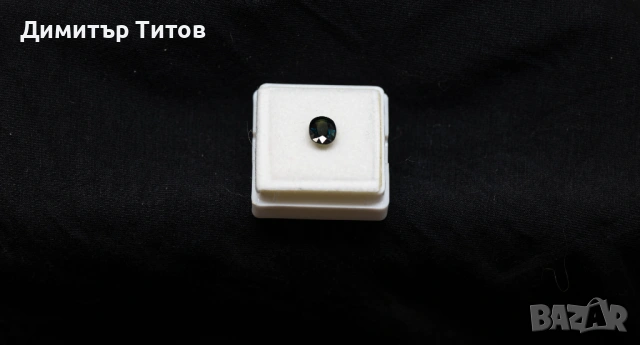 Натурален 1.32кт синьо-зелен Сапфир с IF чистота, снимка 5 - Колиета, медальони, синджири - 53738123