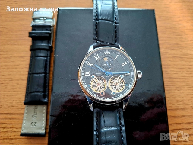 ЧИСТО НОВ ! Мъжки механичен / автоматичен часовник "Ailang", снимка 2 - Мъжки - 52966424