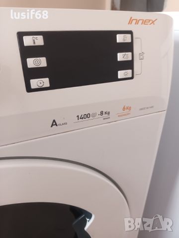 Пералня със сушилня Indesit INNEX, Пране 8 кг, Сушене 6 кг, снимка 3 - Перални - 46219865