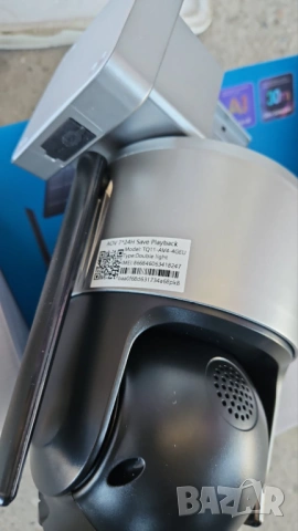 Двойна соларна безжична въртяща камера TQ11 ICSee 4G 12MP iCSee сим карта, снимка 7 - Други - 53826675