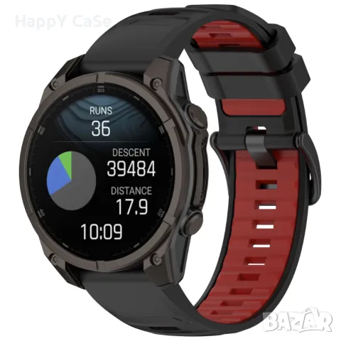 EASY QUICKFIT Силиконова каишка за Garmin Fenix/Instinct/Epix/Quatix/Marq, снимка 5 - Каишки за часовници - 50181736