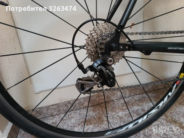 Карбонов шосеен велосипед Switch Black Skin Limited размер 54, снимка 2 - Велосипеди - 53827731