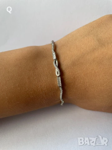 Сребърна гривна 925, със знака на безкрайност(1)