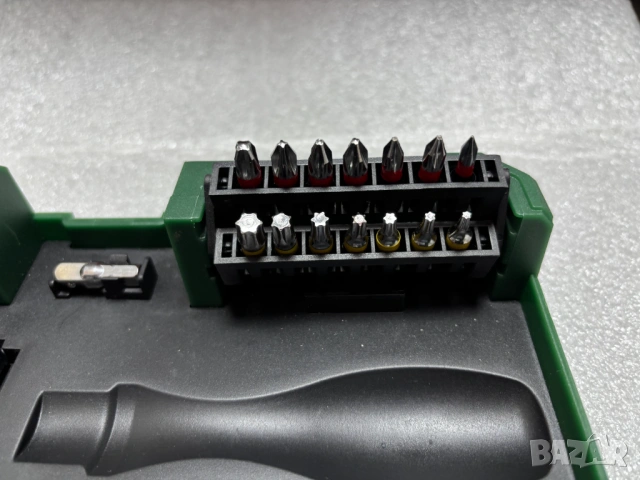 НОВ! PARKSIDE комплект отвертка с тресчотка и битове, 43 части, снимка 8 - Отвертки - 53618806