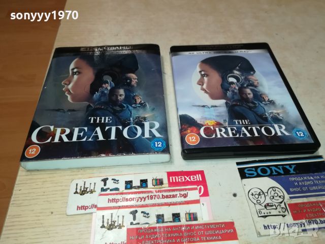 THE CREATOR-BLU-RAY NEW DISC 2807241011, снимка 2 - Blu-Ray филми - 46719942