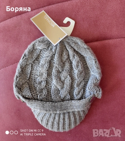 Michael Kors плетена шапка нова с етикет, снимка 2 - Шапки - 52753333