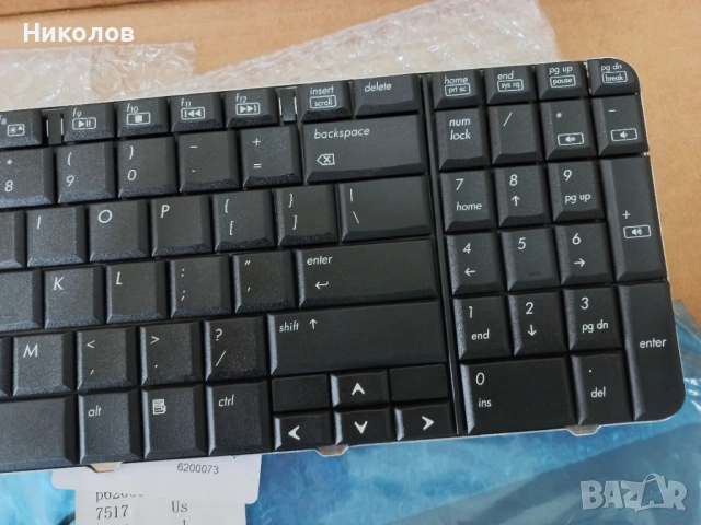 Клавиатура за лаптоп HP G60 Compaq CQ60 Черна / Black, снимка 4 - Части за лаптопи - 51764752