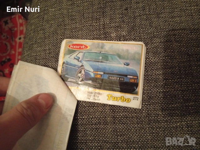 Здравейте продавам ретро стикери с коли от дъвки турбо от 1989 , снимка 10 - Антикварни и старинни предмети - 53597886