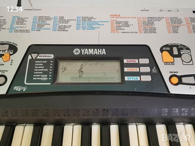 Синтезатор клавир YAMAHA PSR-175 пиано с 5 октави, снимка 4 - Синтезатори - 45659373