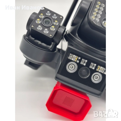 СОЛАРНА ОХРАНИТЕЛНА КАМЕРА SUNVISION – 16 MP, 3 ОБЕКТИВА, АЛАРМА , 4G - SIM карта, снимка 5 - Комплекти за видеонаблюдение - 53429935