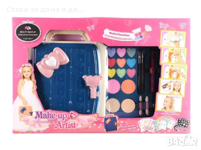 ✨Детски комплект гримове Млад стилист, снимка 3 - Играчки за стая - 52645818