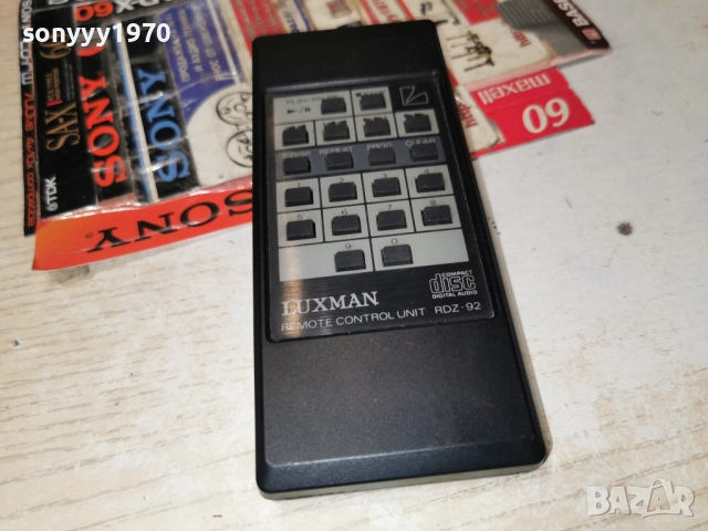 LUXMAN RDZ-92 REMOTE CONTROL-ВНОС SWISS 2212251810, снимка 2 - Ресийвъри, усилватели, смесителни пултове - 52877034