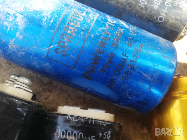 кондензатори, снимка 4 - Друга електроника - 53757024