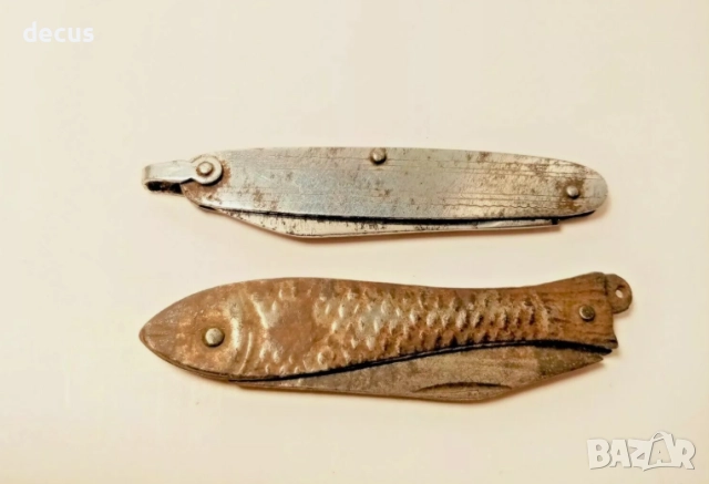 2 броя комунистически джобни метални ножчета, снимка 4 - Антикварни и старинни предмети - 51463843