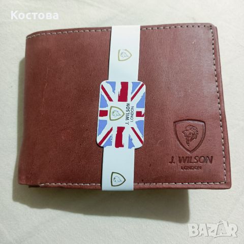 Мъжки портфейл J. Wilson London., снимка 5 - Портфейли, портмонета - 46560644