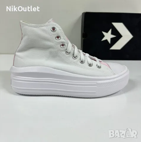 Converse White Chuck Taylor All Star Hi, снимка 1 - Кецове - 47519418