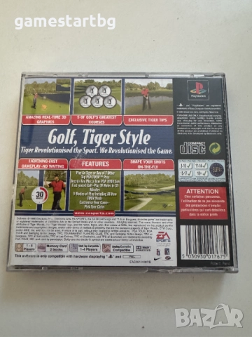 Tiger Woods 99 PGA Tour Golf за PS1, снимка 2 - Игри за PlayStation - 51712061