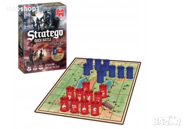 STRATEGO Quick Battle - стратегическа настолна игра за двама играчи
