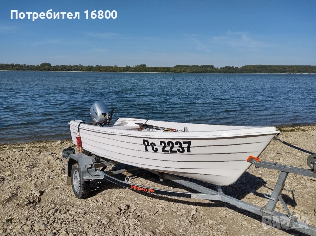Лодка Fich boat 395-регистрирана, снимка 2 - Воден транспорт - 54069904