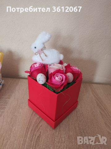 Великденски кутии с цветя , снимка 1 - Декорация за дома - 45148641