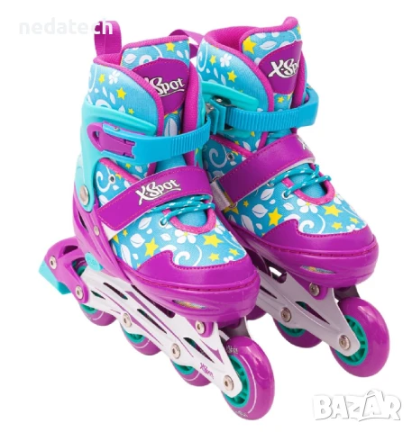 Детски ролери, Син - Розов, 34-37 номер.