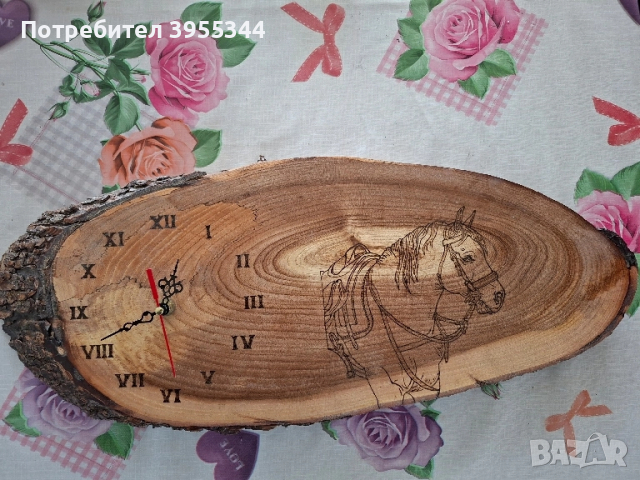 Стенен часовник ръчна изработка