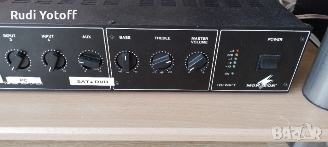 Усилвател Monacor PA 900, снимка 5 - Ресийвъри, усилватели, смесителни пултове - 51877061