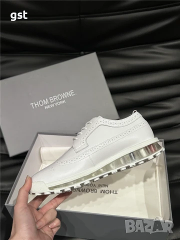 Уникални Редки дизайнерски Thom Browne мъжки маратонки спортни обувки, снимка 5 - Спортно елегантни обувки - 50489289