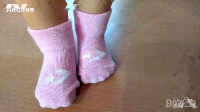 10 броя чорапки меки за момиченце до 1.5 г, снимка 10 - Бебешки чорапи - 45718593