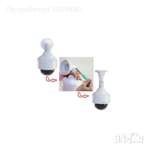 Фалшива охранителна камера  ЗА ВИДЕОНАБЛЮДЕНИЕ 0376, снимка 4 - IP камери - 53453690