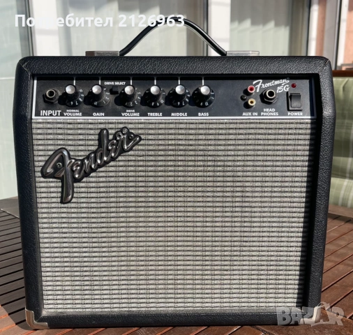 Продава 15-ватов  усилвател за китара Fender 15G , снимка 2 - Китари - 53629979
