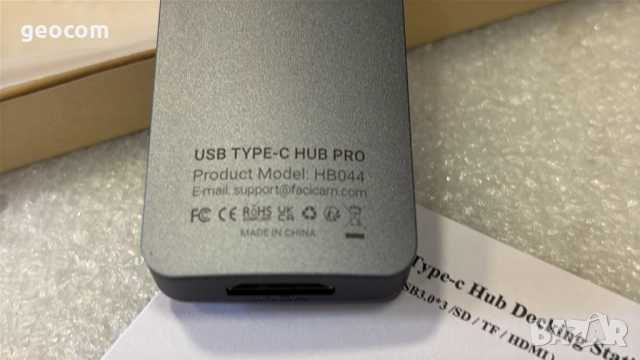 6в1 USB HUB Totu HD044 (Нов,4K HDMI,3xUSB v.3.2,SD/mSD), снимка 7 - USB кабели - 51698867