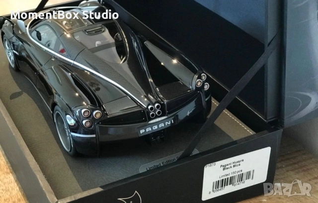 BBR PAGANI Huayra 1:18 метална количка, снимка 4 - Колекции - 53618769