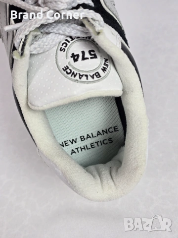 Нови New Balance 574 Classic – Black/Gum – Еко серия (Green Leaf), снимка 6 - Маратонки - 54291952
