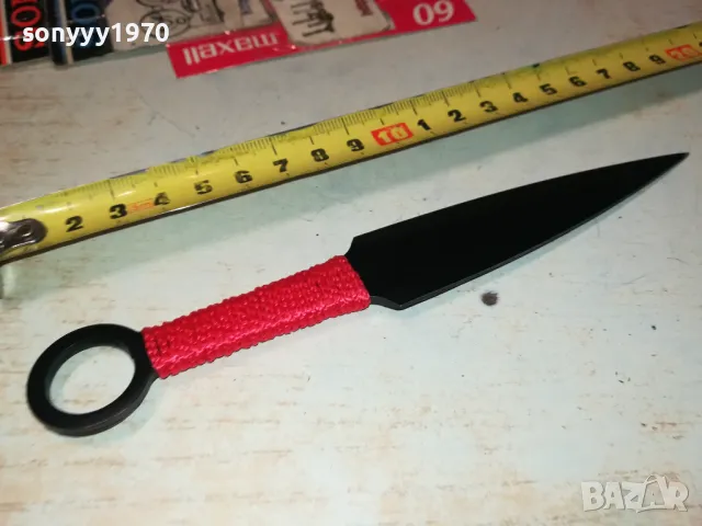 КАМА-НОЖ С ЧЕРВЕНА ОПЛЕТКА 1303250716, снимка 2 - Ножове - 49473586