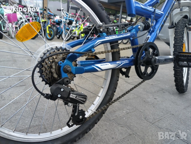 MATRIX Велосипед 20" FLASH син, снимка 6 - Велосипеди - 53838953