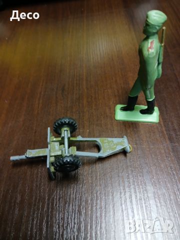 Стари руски играчки оръдие и войник., снимка 4 - Колекции - 46242044